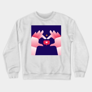 Love and Support Crewneck Sweatshirt